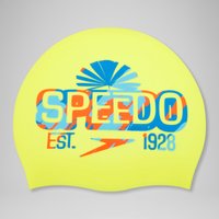 Silikon-Badekappe mit Print Zitronenniesel/Pictonblau/Punschblau Silikon-Badekappe mit Print Zitronenniesel/Pictonblau/Punschblau von Speedo