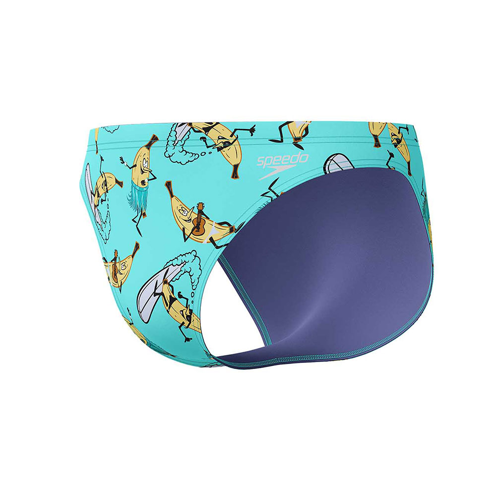 Speedo Allover Digital 5cm Swimming Brief Blau UK 26 Mann Speedo Allover Digital 5cm Swimming Brief Blau UK 26 Mann von Speedo