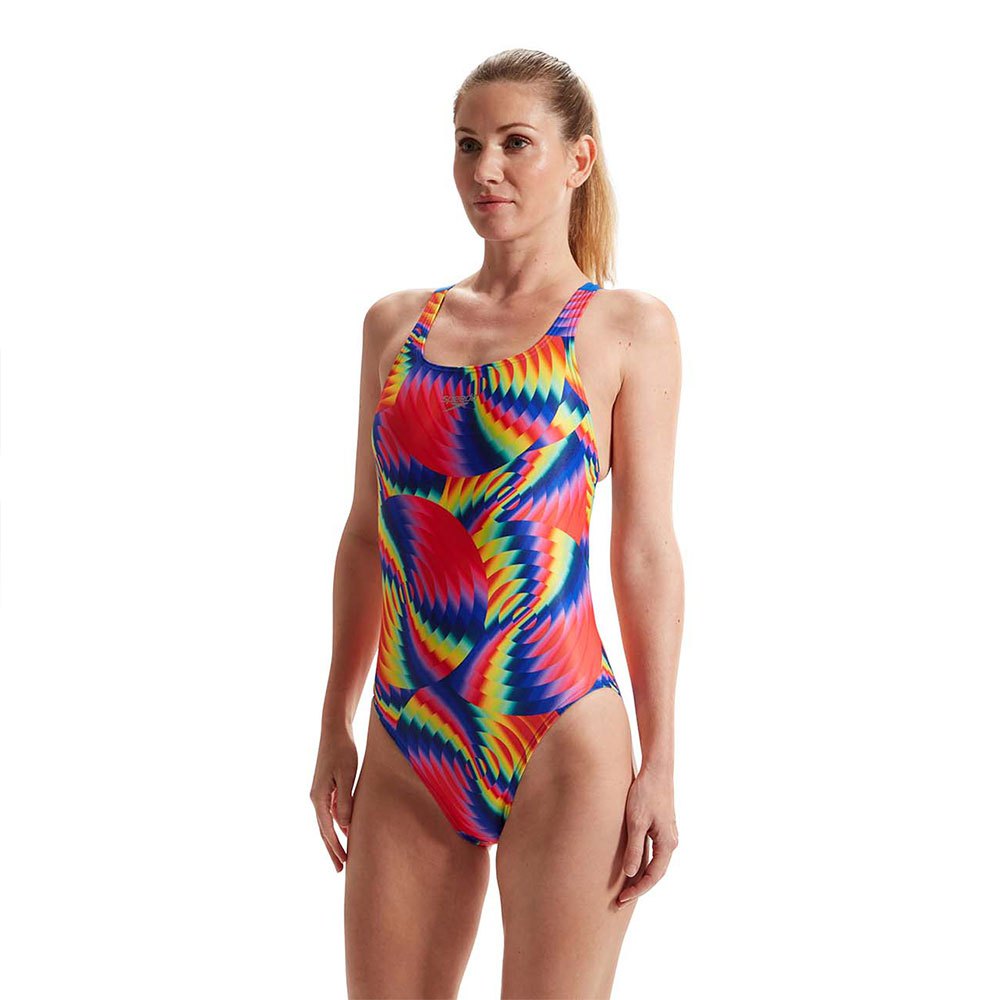 Speedo Allover Digital Leaderback Swimsuit Mehrfarbig UK 30 Frau Speedo Allover Digital Leaderback Swimsuit Mehrfarbig UK 30 Frau von Speedo