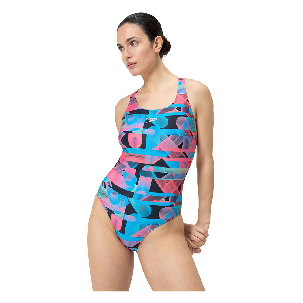 Speedo Allover Digital Powerback Swimsuit Blau UK 34 Frau Speedo Allover Digital Powerback Swimsuit Blau UK 34 Frau von Speedo