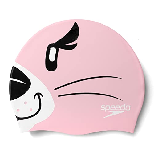 Speedo Unisex Kinder Printed Character Cap Schwimmkappe, Rosa/Schwarz, Einheitsgröße Speedo Unisex Kinder Printed Character Cap Schwimmkappe, Rosa/Schwarz, Einheitsgröße von Speedo