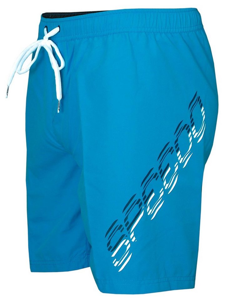 Speedo Badeshorts Hybrid Logo 18" mit Innenslip und Gesäßtasche von Speedo