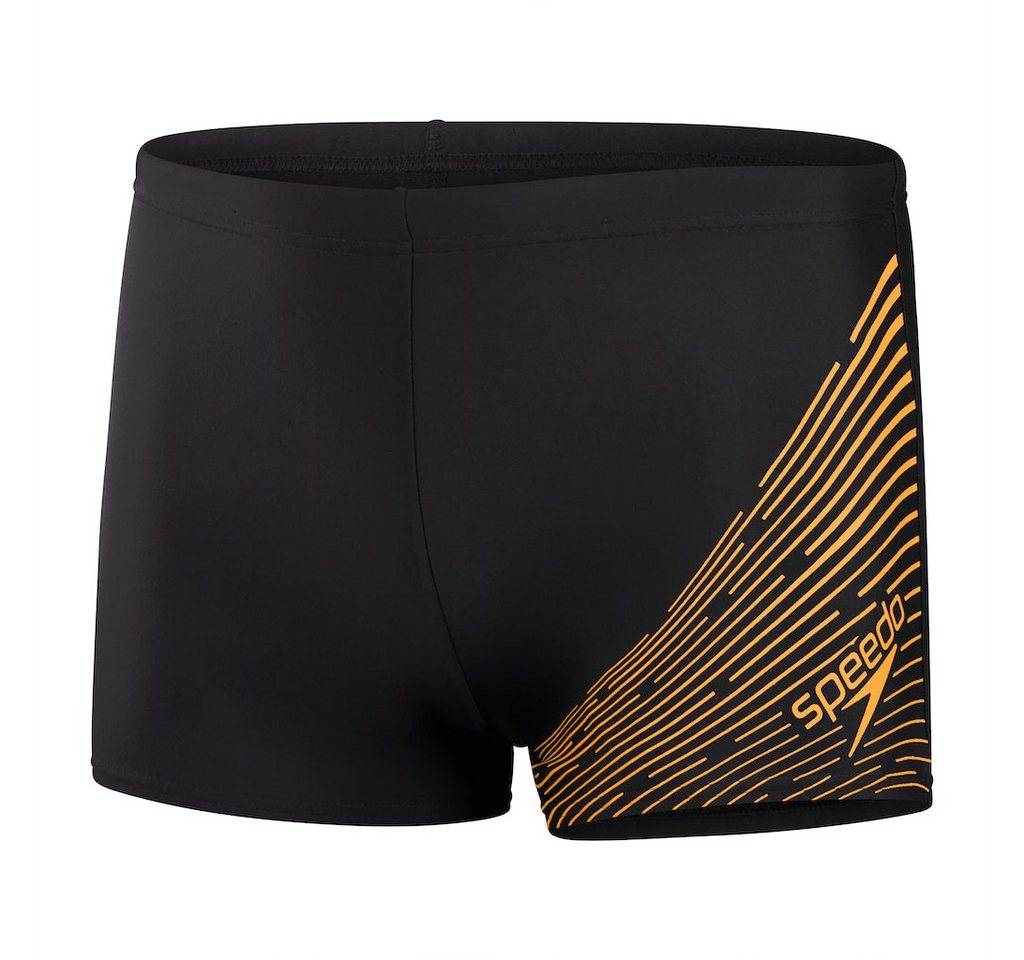 Speedo Badeshorts Medley Logo Herren Aquashorts - Schwarz/Orange Speedo Badeshorts Medley Logo Herren Aquashorts - Schwarz/Orange von Speedo