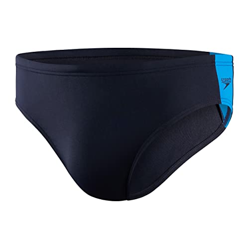 Speedo Herren Boom Logo Splice 7cm Badehose, Marineblau/Blau, 1 von Speedo