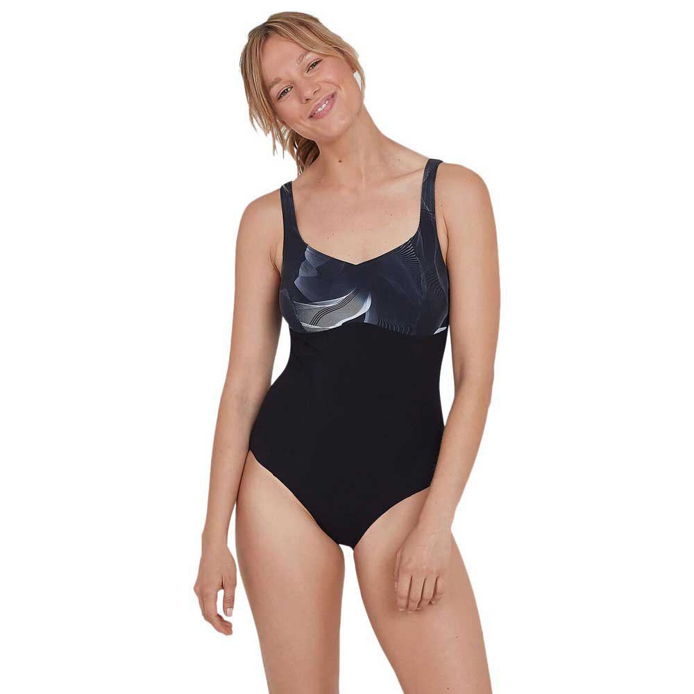 Speedo Contourlustre Printed Swimsuit Schwarz UK 40 Frau Speedo Contourlustre Printed Swimsuit Schwarz UK 40 Frau von Speedo