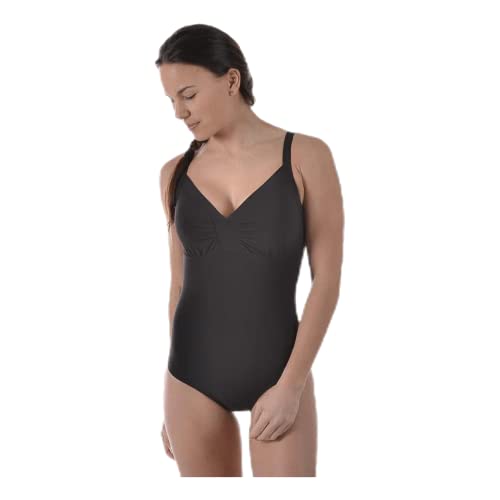 Speedo Damen Speedo Sculpture Watergem Verstellbarer 1-teiliger Badeanzug, Schwarz, 34 (UK 12) von Speedo