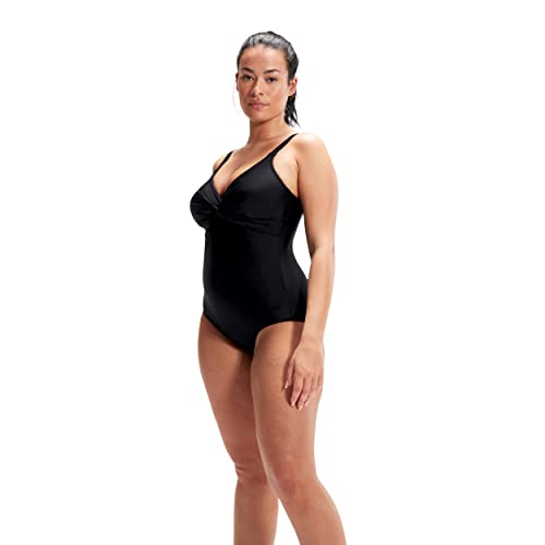 Speedo Damen Brigitte Badeanzug, Schwarz, 32 Speedo Damen Brigitte Badeanzug, Schwarz, 32 von Speedo