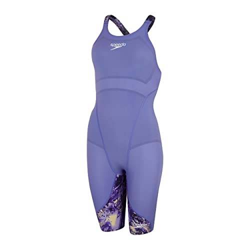 Speedo Damen Fastskin LZR Ignite Kneeskin Badeanzug, Miami-Lila/Spritz/Violett, 28 Speedo Damen Fastskin LZR Ignite Kneeskin Badeanzug, Miami-Lila/Spritz/Violett, 28 von Speedo