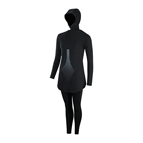Speedo Damen HydroPro Modest 2 Piece Full Cover Badeanzug, Schwarz, 28 Speedo Damen HydroPro Modest 2 Piece Full Cover Badeanzug, Schwarz, 28 von Speedo