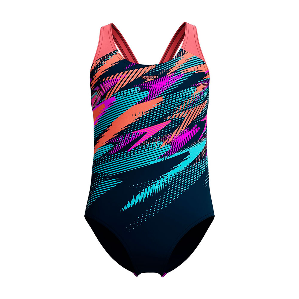 Speedo Digi Placement Splashback Swimsuit Blau 9-10 Years Mädchen Speedo Digi Placement Splashback Swimsuit Blau 9-10 Years Mädchen von Speedo