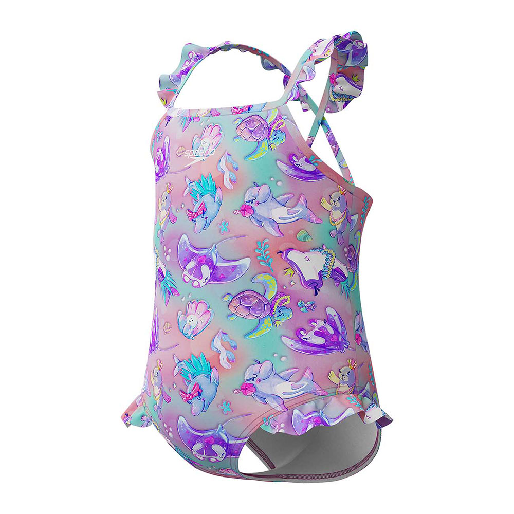 Speedo Digital Frill Thinstrap Swimsuit Mehrfarbig 4 Years Mädchen Speedo Digital Frill Thinstrap Swimsuit Mehrfarbig 4 Years Mädchen von Speedo