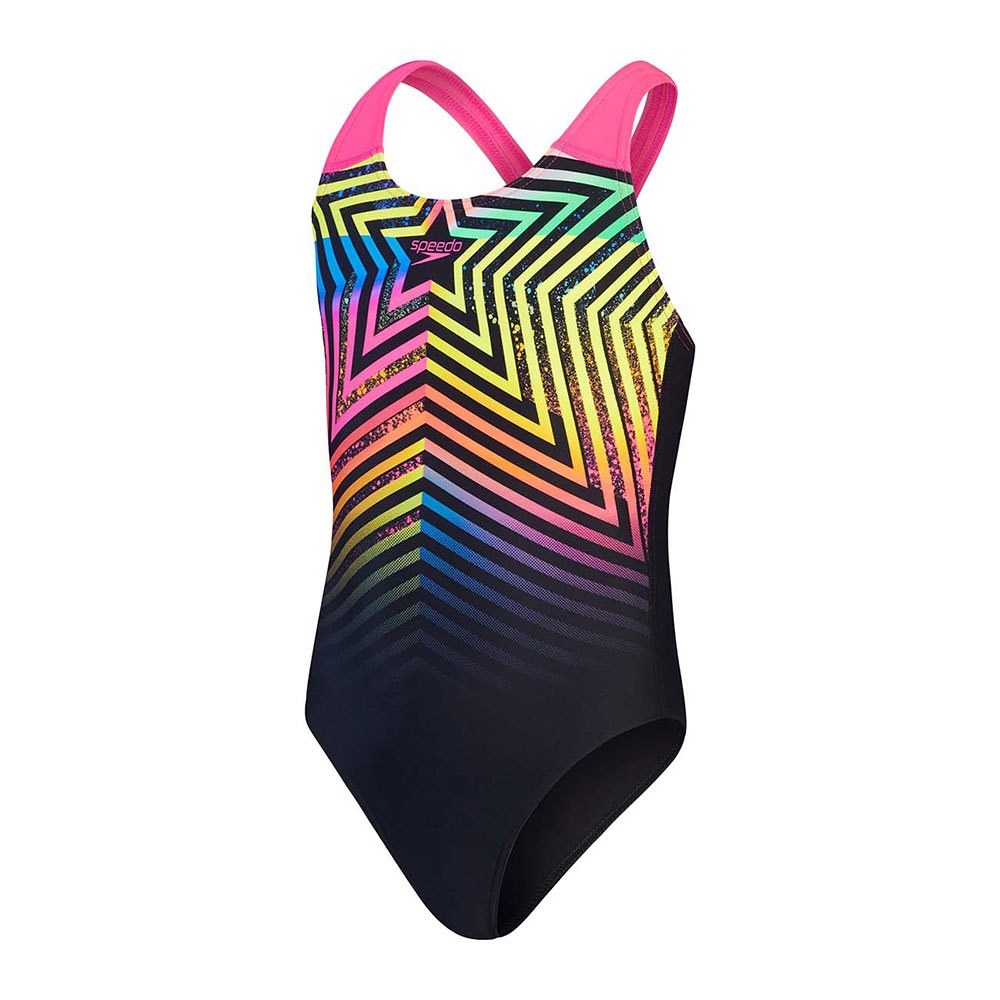 Speedo Digital Placement Swimsuit Mehrfarbig 15-16 Years Mädchen von Speedo