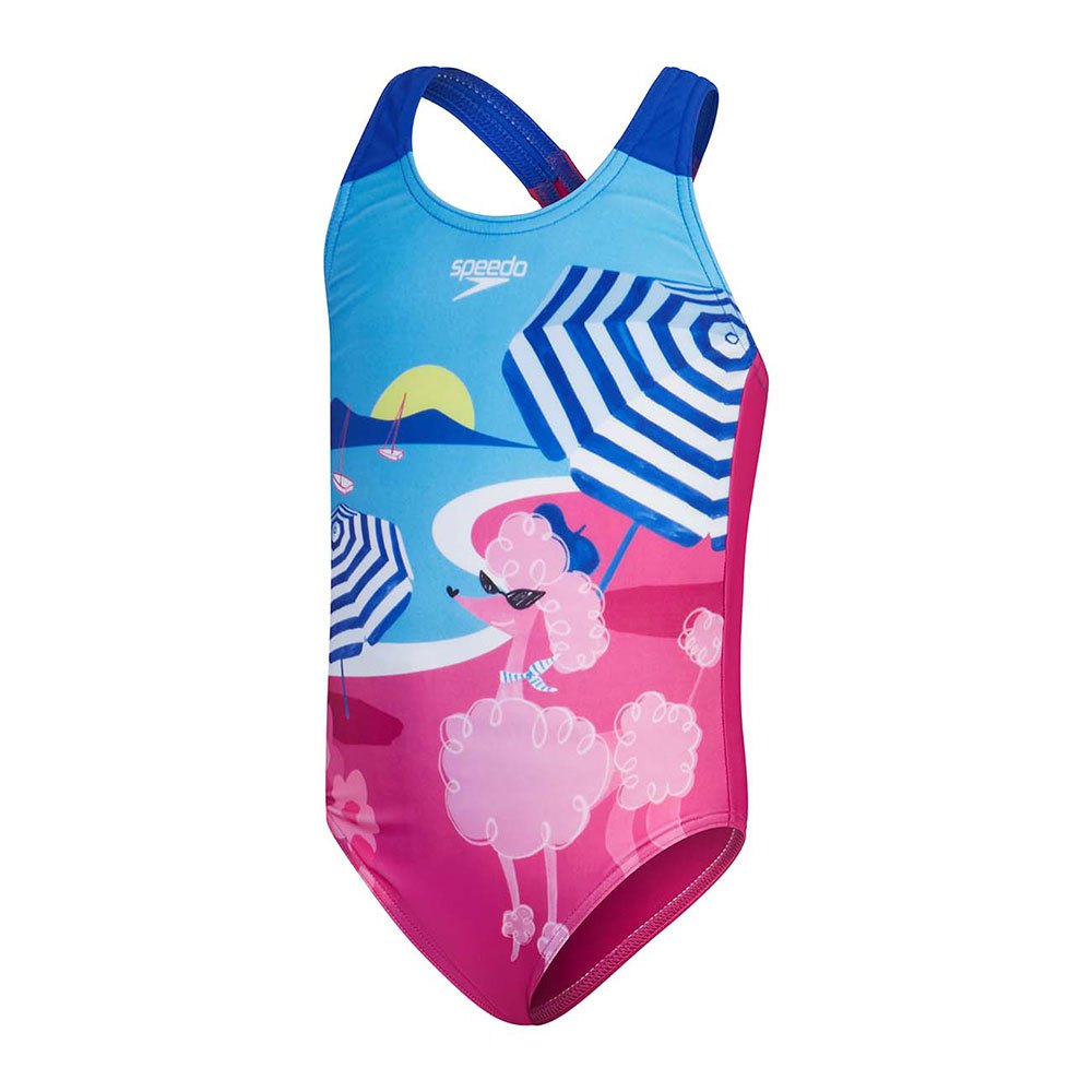 Speedo Digital Printed Swimsuit Swimsuit Rosa 24 Months Mädchen von Speedo
