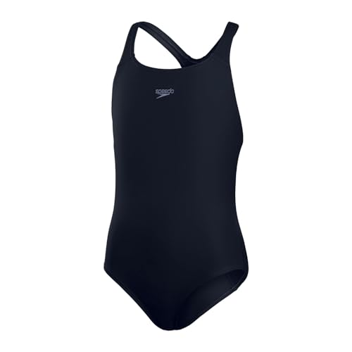 Speedo Mädchen Eco Endurance+ Medalist Schwimmanzug, Navy, 13-14 Jahre EU von Speedo