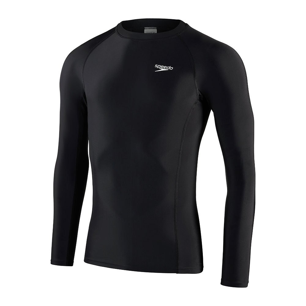 Speedo Eco Endurabrite 8-132093503 Long Sleeve Rashguard Schwarz 2XL von Speedo