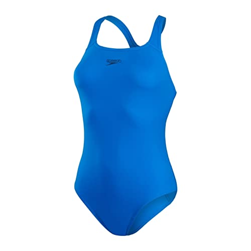 Speedo Damen Eco Endurance+ Medalist Schwimmanzug, Blau, 40 (DE) von Speedo