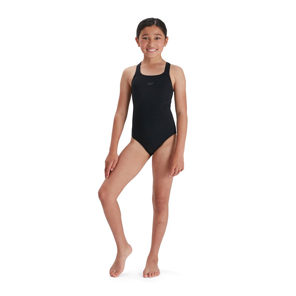 Speedo Eco Endurance+ Medalist Swimsuit Schwarz 15-16 Years Mädchen von Speedo