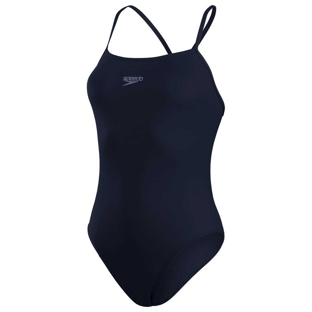 Speedo Eco Endurance+ Thinstrap Swimsuit Blau UK 30 Frau von Speedo