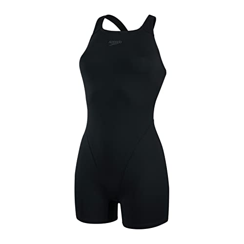 Speedo Damen Eco Endurance+ Swimming L Beinanzug, Schwarz, 46/42 EU von Speedo