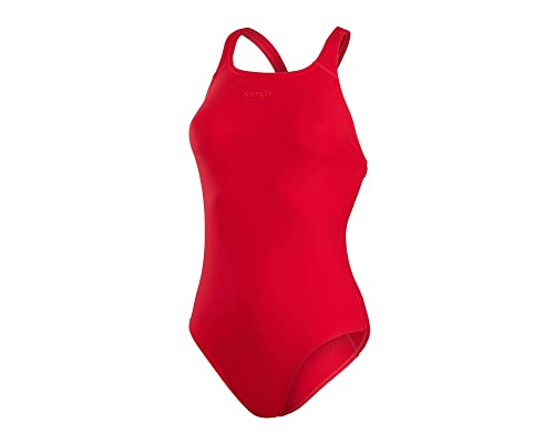 Speedo Damen Eco Endurance+ Medalist Schwimmanzug, Rot, 38 von Speedo