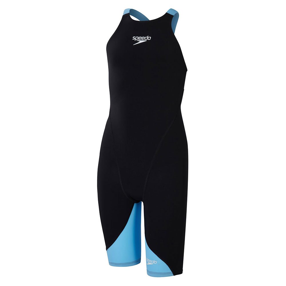 Speedo Fastskin Lzr Ignite Kneeskin Open Back Competition Swimsuit Schwarz 13-14 Years Mädchen von Speedo