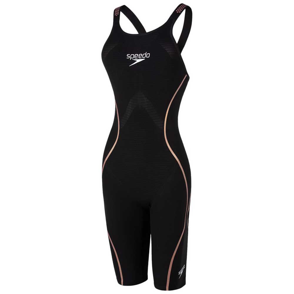 Speedo Fastskin Lzr Pure Intent Open Back Kneeskin Swimsuit Schwarz UK 28 Frau von Speedo