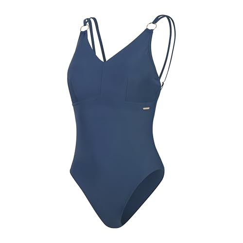 Speedo Formender Strappy Badeanzug Shapewear Schwimmbekleidung für Strand und Urlaub für Damen, Fichtenblau, 40 von Speedo