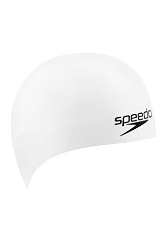 Speedo Fs3 Competition Swim Cap, White, Small Speedo Fs3 Competition Swim Cap, White, Small von Speedo