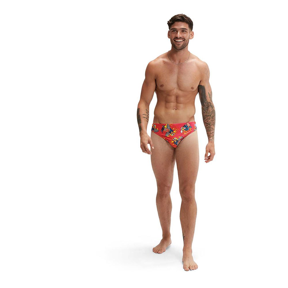 Speedo Fundies 5 Cm Swimming Brief Mehrfarbig UK 34 Mann von Speedo