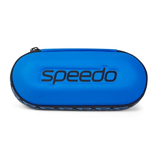 Speedo Unisex Schwimmbrillenetui, Aufbewahrung, Schutz, Blau, Einheitsgröße von Speedo