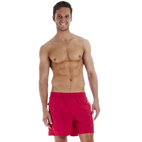 Speedo Herren Badeshorts Scope Elastic Waist, fed red, S, 8-013207718 von Speedo