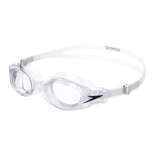 Speedo Hydrosity 2.0 Schwimmbrille Anti-Beschlag Wasserdicht für Unisex Erwachsene, Transparent/Weiß, ONESZ Speedo Hydrosity 2.0 Schwimmbrille Anti-Beschlag Wasserdicht für Unisex Erwachsene, Transparent/Weiß, ONESZ von Speedo