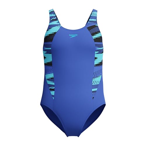 Speedo HyperBoom Splice Muscleback Swimsuit | Swim Training |Chlorine Resistant | Quick Drying | Stretch Fabric | Comfort Fit | 1 Piece Badeanzug für Mädchen, Cobalt Pop, 5 Years-6 Years Speedo HyperBoom Splice Muscleback Swimsuit | Swim Training |Chlorine Resistant | Quick Drying | Stretch Fabric | Comfort Fit | 1 Piece Badeanzug für Mädchen, Cobalt Pop, 5 Years-6 Years von Speedo