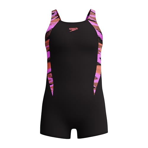 Speedo Hyperboom Splice Legsuit | Chlorine Resistant | Quick Drying | Stretch Fabric | Comfort Fit | 1 Piece Badeanzug für Mädchen, Coral Sands, 5 Years-6 Years Speedo Hyperboom Splice Legsuit | Chlorine Resistant | Quick Drying | Stretch Fabric | Comfort Fit | 1 Piece Badeanzug für Mädchen, Coral Sands, 5 Years-6 Years von Speedo
