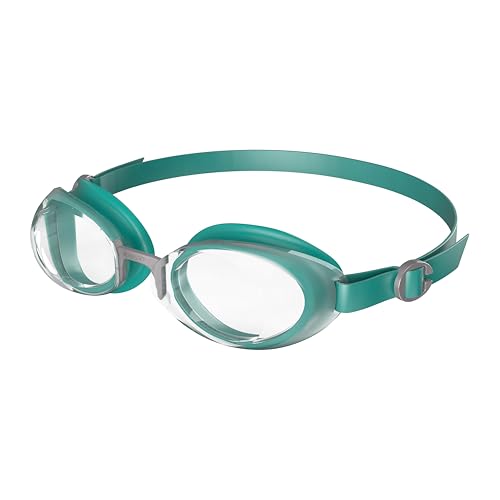 Speedo Jet 2.0 Schwimmbrille Schwimmen Verbesserte Sicht für Unisex Erwachsene, Jade/Chrom/Transparent, ONESZ Speedo Jet 2.0 Schwimmbrille Schwimmen Verbesserte Sicht für Unisex Erwachsene, Jade/Chrom/Transparent, ONESZ von Speedo