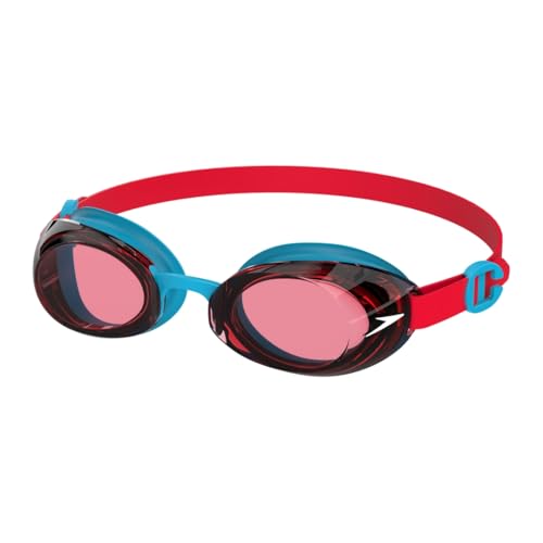 Speedo Jet 2.0 Schwimmbrille für Unisex Kinder, Turquoise/Lava Red, One Size Speedo Jet 2.0 Schwimmbrille für Unisex Kinder, Turquoise/Lava Red, One Size von Speedo