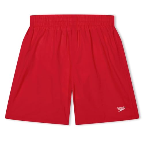 Speedo Jungen Watershorts Solid Leisure 15 Zoll, Fed Red, 164 von Speedo