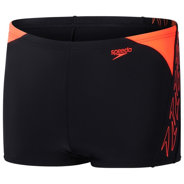 Speedo - Kid's Hyperboom Logo Splice Aquashort - Badehose Gr 176 schwarz von Speedo