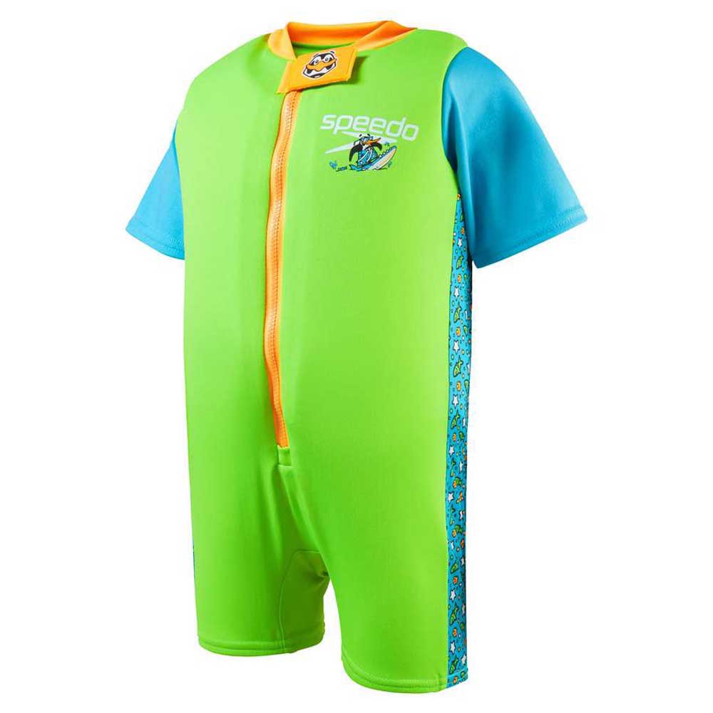 Speedo Learn To Swim Character Printed Floatsuit Grün 5-6 Years von Speedo