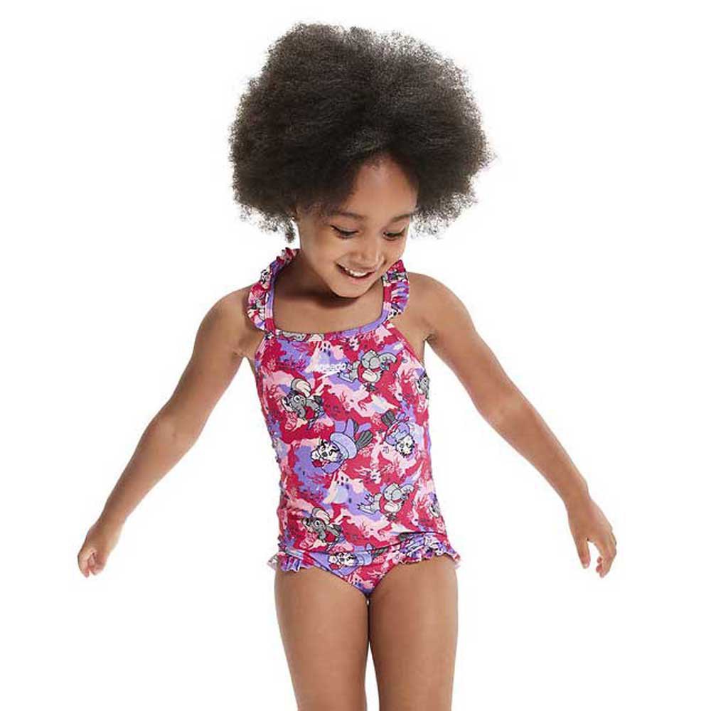 Speedo Learn To Swim Printed Frill Thinstrap Swimsuit Rosa 3 Years Mädchen Speedo Learn To Swim Printed Frill Thinstrap Swimsuit Rosa 3 Years Mädchen von Speedo