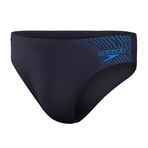 Speedo - Medley Logo 7 cm Brief - Badehose Gr 40 - DE: 8 blau von Speedo