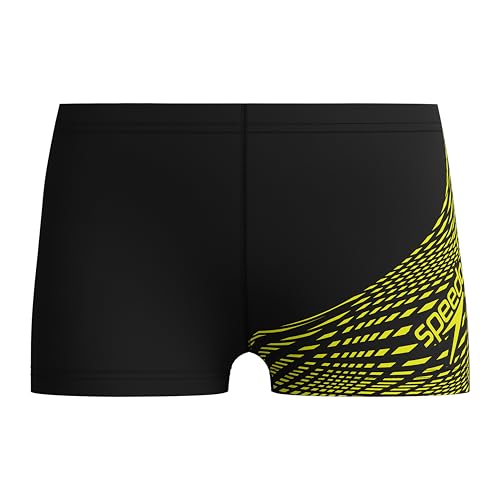 Speedo Medley Logo Aquashort für Jungen, Hyper Yellow, 5 Years-6 Years Speedo Medley Logo Aquashort für Jungen, Hyper Yellow, 5 Years-6 Years von Speedo