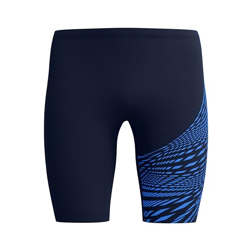 Speedo Medley Logo Schwimmhose für Herren, Navy/Cobalt Pop, 30 Speedo Medley Logo Schwimmhose für Herren, Navy/Cobalt Pop, 30 von Speedo