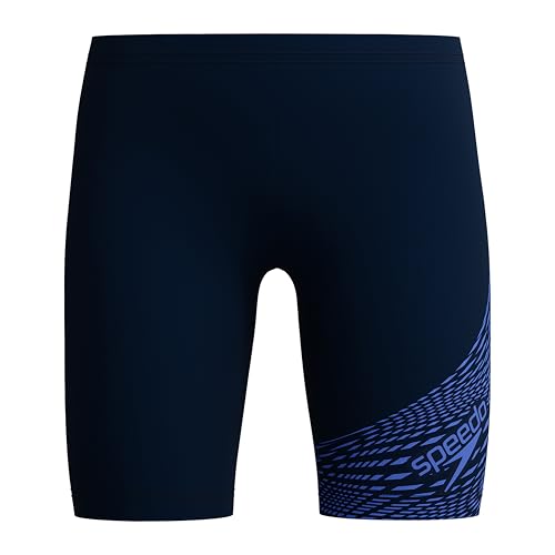 Speedo Medley Logo Schwimmhose für Jungen, Cobalt Pop, 7 Years-8 Years Speedo Medley Logo Schwimmhose für Jungen, Cobalt Pop, 7 Years-8 Years von Speedo