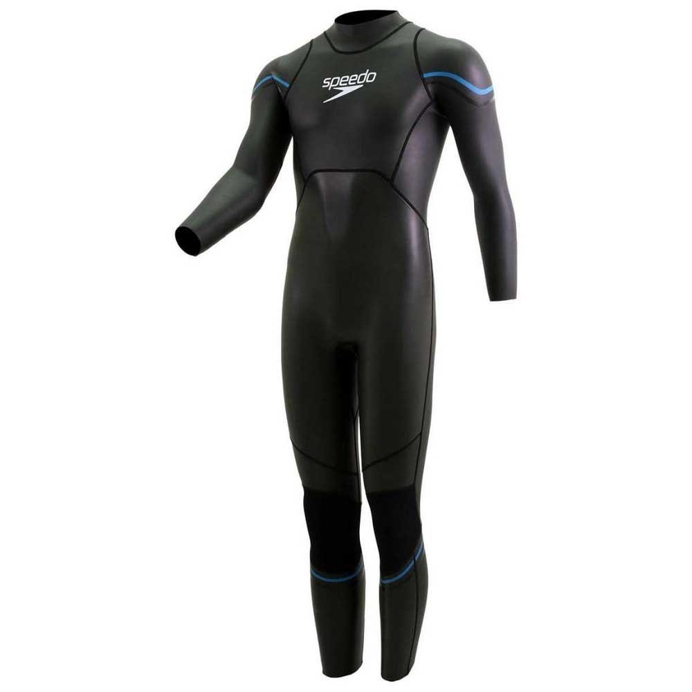 Speedo Open Water Swim And Multisport Yamamoto 3/2mm Long Sleeve Neoprene Wetsuit Schwarz XL von Speedo