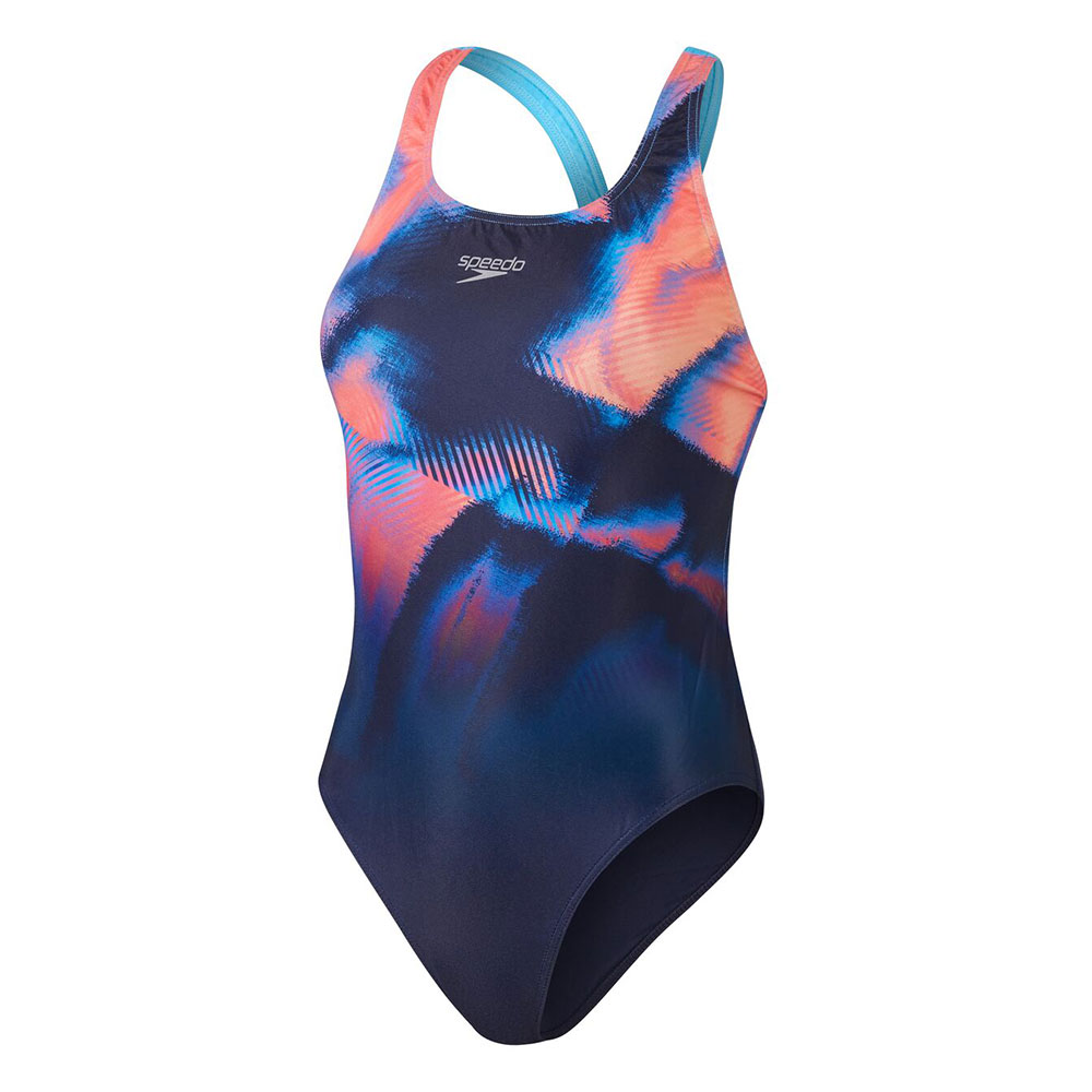 Speedo Placement Digital Powerback Swimsuit Blau UK 32 Frau Speedo Placement Digital Powerback Swimsuit Blau UK 32 Frau von Speedo