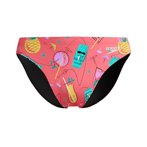 Speedo Print Beachstar Brief 2" Badehose für Herren, Coral Sands, 30 Speedo Print Beachstar Brief 2" Badehose für Herren, Coral Sands, 30 von Speedo