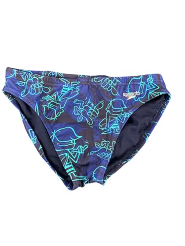 Speedo Print Beachstar Brief 2" Badehose für Herren, Hapuna Blue, 32 Speedo Print Beachstar Brief 2" Badehose für Herren, Hapuna Blue, 32 von Speedo