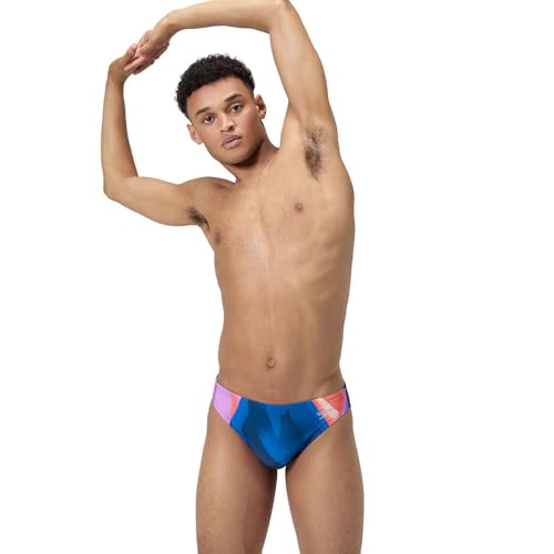 Speedo Print Beachstar Brief 2" Badehose für Herren, Zaffre Blue, 32 Speedo Print Beachstar Brief 2" Badehose für Herren, Zaffre Blue, 32 von Speedo