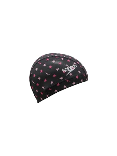 Speedo SE12408 Swim Cap, Star Mesh Cap, Pink, L von Speedo